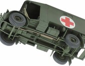 Tamiya 32605 Austin K2 4x2 – brytyjska karetka wojskowa 1:48, model do sklejania – zdjęcie 5