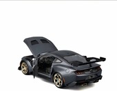 Maisto Ford Mustang GTD 2025 Special Edition 1:18 – model samochodu, szary metalik – zdjęcie 2