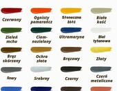 X ARTY HUB zestaw 20 farb modelarskich z 3 pędzlami – akryl do aerografu – zdjęcie 2