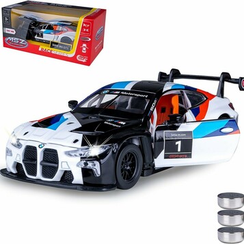 JAMARA BMW M4 GT3 1:32 – metalowy model samochodu z dźwiękiem i światłami