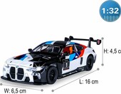 JAMARA BMW M4 GT3 1:32 – metalowy model samochodu z dźwiękiem i światłami – zdjęcie 3