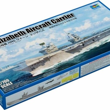 Trumpeter 06751 HMS Queen Elizabeth 1:700 – model lotniskowca do sklejania
