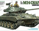 Tamiya 35391 M24 Chaffee Euro Theater 1:35 – model czołgu do sklejania – zdjęcie 2