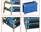 YIXISI zestaw 140 elementów montażowych M3 – mosiężne dystanse, śruby i nakrętki do płytek PCB – zdjęcie 5