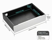 Nobsound aluminiowa obudowa DIY 430×308×92 mm – do wzmacniacza, DAC i przedwzmacniacza – zdjęcie 2