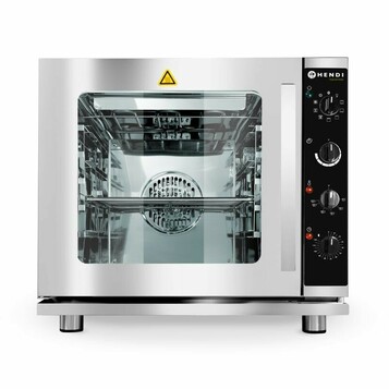 HENDI 225929 piec konwekcyjno-parowy 4x GN 2/3, 3000 W – elektryczny piec gastronomiczny