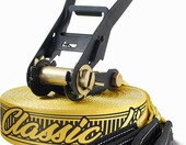 Gibbon Slacklines Classic 15 m – kompletny zestaw slackline, żółty – zdjęcie 1