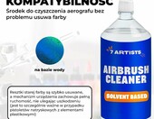 7 Artists Airbrush Cleaner 1000 ml – płyn do czyszczenia aerografu – zdjęcie 3