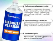 7 Artists Airbrush Cleaner 1000 ml – płyn do czyszczenia aerografu – zdjęcie 4