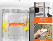 VEVOR zamrażarka gastronomiczna 570 l – szafa mroźnicza ze stali nierdzewnej, jedne drzwi – zdjęcie 3