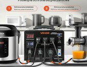 VEVOR HYMG-5000VA – transformator napięcia 220/110 V, 5000 VA, z wyświetlaczem LCD – zdjęcie 3