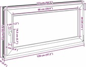 vidaXL okno RISOR 120 x 60 cm – PVC i szkło, uchylno-rozwierane, białe – zdjęcie 2