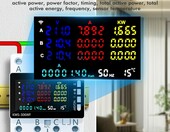 Jadeshay trójfazowy licznik energii 9 w 1 na szynę DIN, 80 A, z WiFi – zdjęcie 3