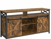 VASAGLE LTV071B01 szafka pod TV 147 cm – stolik RTV z przesuwnymi drzwiami, kolekcja Daxton – zdjęcie 1