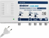 Edision CAM-300 – centralny wzmacniacz antenowy DVB-T/T2 z filtrem 5G LTE, 2 x UHF + VHF/FM – zdjęcie 1