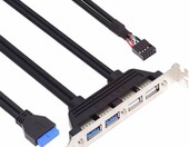 NFHK NF-U3-066-U2 – śledź PCI z 4 portami USB 2.0 i 3.0, kabel 50 cm – zdjęcie 1