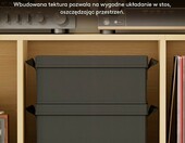 Lifewit 24517 – zestaw 6 składanych pudełek na płyty CD, czarne – zdjęcie 4