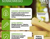 Gartenwelt Riegelsberger kantówka sosnowa impregnowana 90 x 90 mm, 100 cm – zdjęcie 2