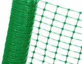 HaGa ogrodzenie budowlane 1,2 x 25 m – siatka ostrzegawcza HDPE 120 g/m2, zielona – zdjęcie 1