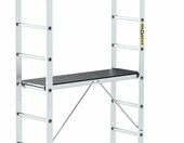 DRABEST BASIC 2x8 – aluminiowe rusztowanie jezdne z podestem 33x114 cm – zdjęcie 1