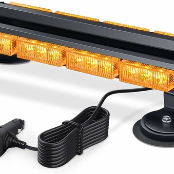 Fxlpower FXL-125-42Y – magnetyczna lampa ostrzegawcza LED 12–24 V, żółta