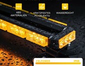 Fxlpower FXL-125-42Y – magnetyczna lampa ostrzegawcza LED 12–24 V, żółta – zdjęcie 2