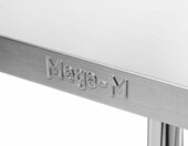 Mega-M nadstawka na stół gastronomiczny 120 x 30 x 60 cm – 2 półki, stal nierdzewna – zdjęcie 5