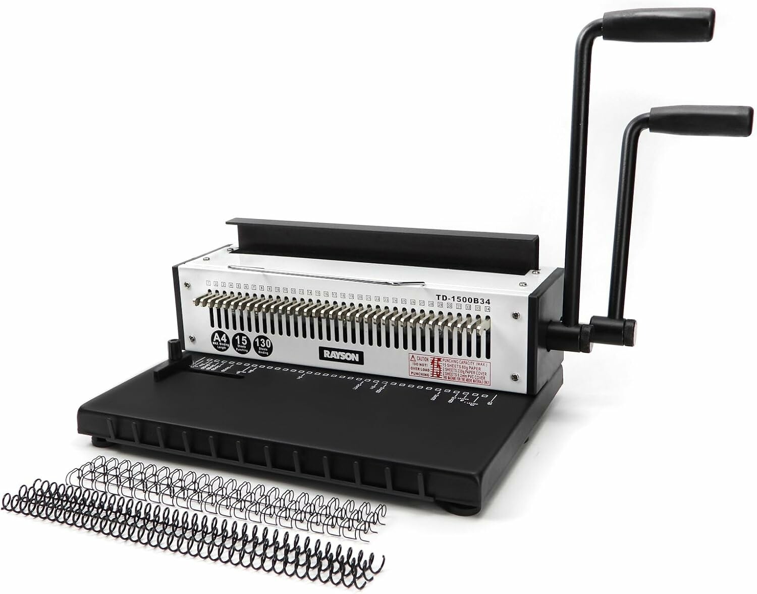 Rayson TD-1500B34 – bindownica drutowa 34 otwory, do 130 arkuszy