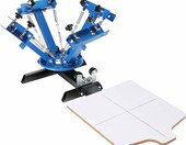 VEVOR maszyna do sitodruku 4 kolory 1 stacja, 54 x 45 cm – prasa sitodrukowa – zdjęcie 1