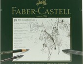 Faber-Castell Pitt Graphite zestaw do rysowania 19 elementów w metalowym etui – zdjęcie 2
