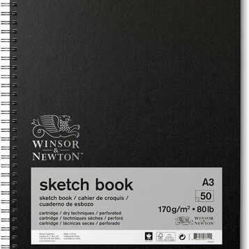 Szkicownik spiralny A3 Winsor & Newton (stan nowy)