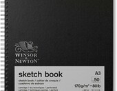 Winsor & Newton szkicownik spiralny A3, 50 arkuszy 170 g/m² – zdjęcie 1