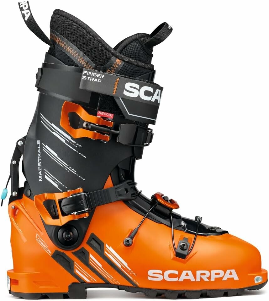 Scarpa Maestrale 110 – męskie buty skiturowe, rozmiar 29,5, pomarańczowo-czarne