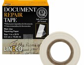 Lineco 9010198 archiwalna taśma do naprawy papieru i dokumentów, 2,5 cm – zdjęcie 1