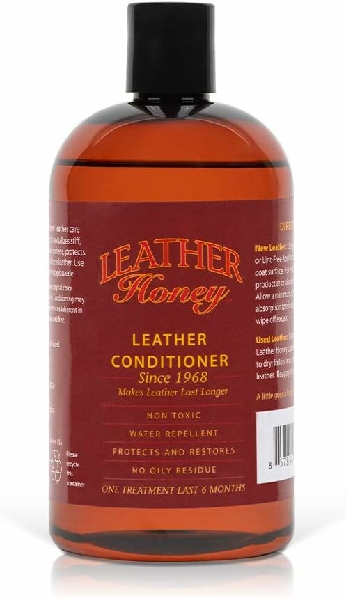 Leather Honey odżywka do skóry 473 ml – konserwacja skórzanych przedmiotów