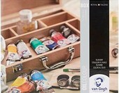 Talens Van Gogh zestaw 10 farb olejnych po 40 ml w drewnianym pudełku z paletą – zdjęcie 1