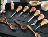 BeaverCraft SC05 – zestaw 6 dłut do rzeźbienia w drewnie, stal węglowa – zdjęcie 4