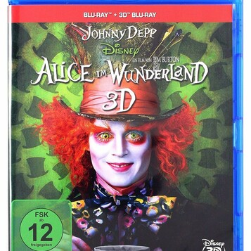 Blu-ray 3D Alicja w (stan nowy)