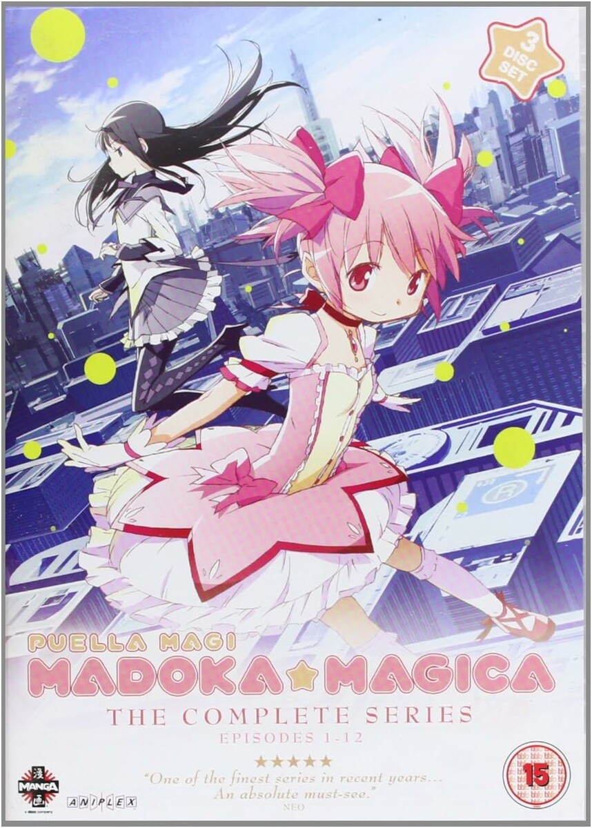Puella Magi Madoka Magica – kompletny serial anime na DVD, 3 płyty