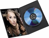 Hama 00051182 – cienkie pudełka slim na płyty DVD, 25 sztuk, czarne – zdjęcie 2