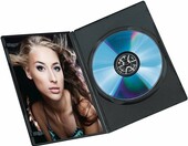 Hama 00051182 – cienkie pudełka slim na płyty DVD, 25 sztuk, czarne – zdjęcie 4