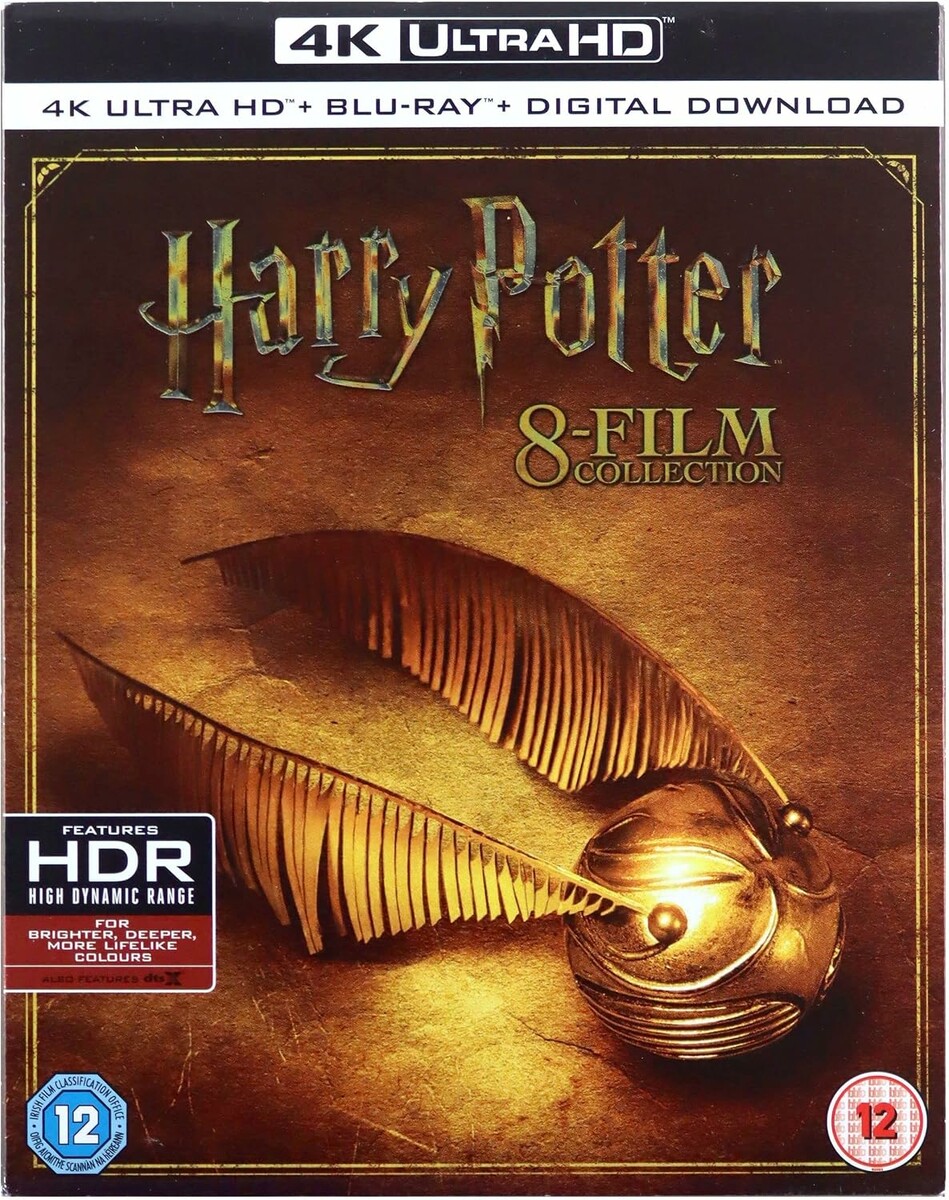 Harry Potter: Kolekcja 8 filmów 4K Ultra HD i Blu-ray – fantasy