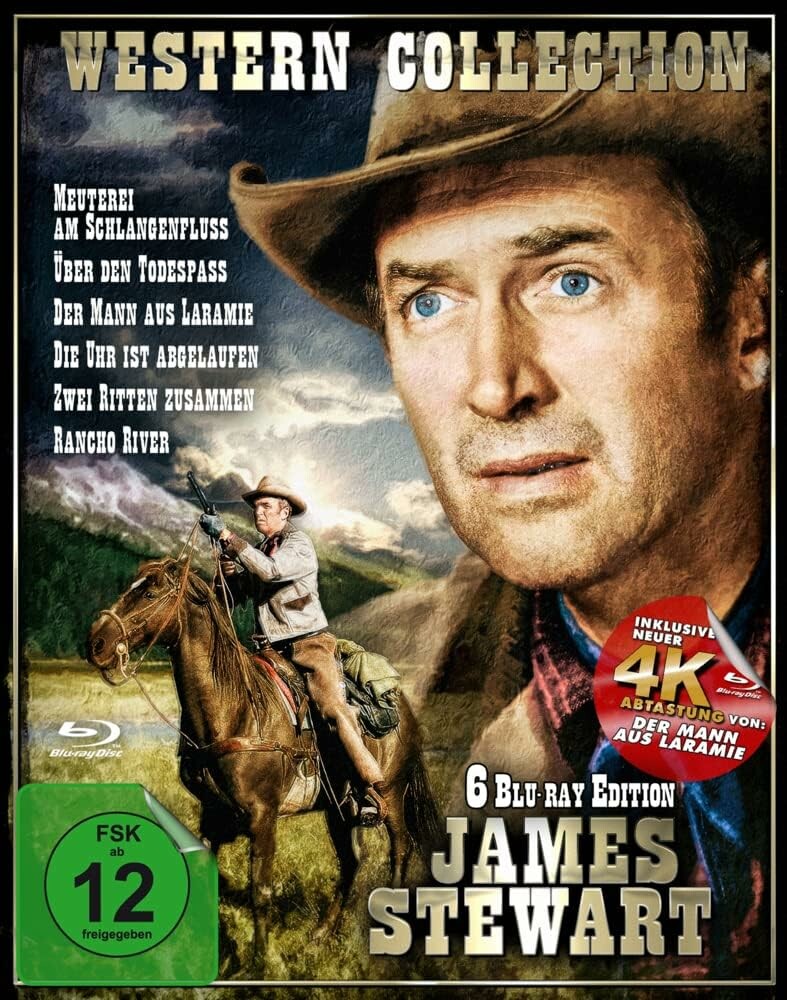 James Stewart Western Collection – westerny na Blu-ray, box 6 płyt