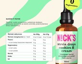 N!CK'S krople stewii 50 ml – płynny słodzik zero kalorii – zdjęcie 2