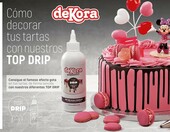 Dekora Top Drip Cherry Red 180 g – polewa do tortów z efektem kapania – zdjęcie 2