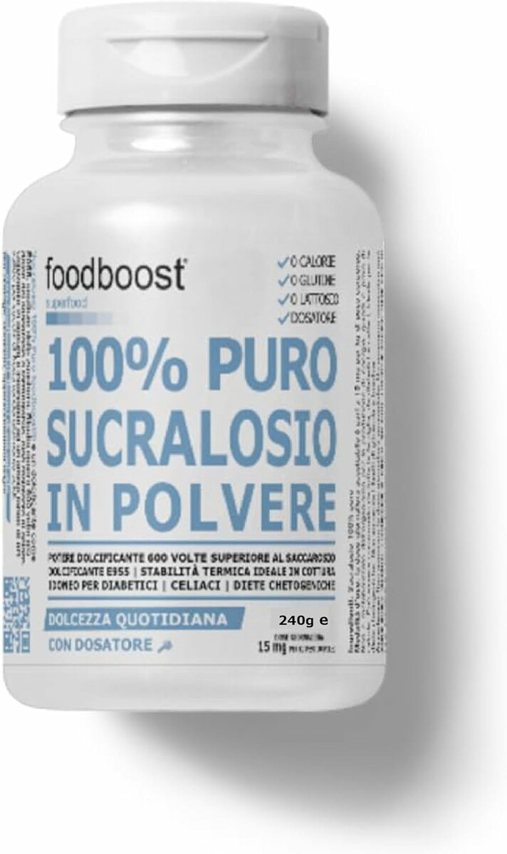 foodboost sukraloza 240 g – słodzik w proszku 600 razy słodszy od cukru