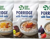 OneDayMore zestaw owsianek 3 x 390 g – morela, śliwka z wiśnią, truskawka z figą – zdjęcie 1