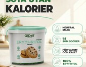 GiDeli erytrytol 5 kg – krystaliczny zamiennik cukru w wiaderku – zdjęcie 2