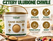 GiDeli cukier trzcinowy nierafinowany 5 kg – brązowy, w wiaderku – zdjęcie 4
