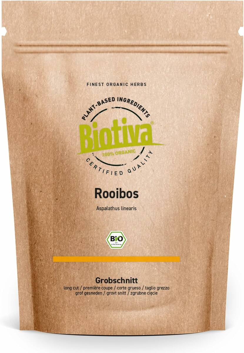 Biotiva Rooibos Bio 250 g – ekologiczna herbata rooibos, liście